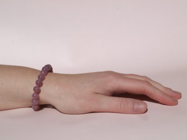 Lavendel rosenkvarts armbånd