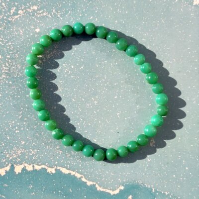 Chrysopras armbånd